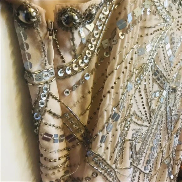 Parker Embellished Sequin Beaded Mini Dress XS - Picture 8 of 16